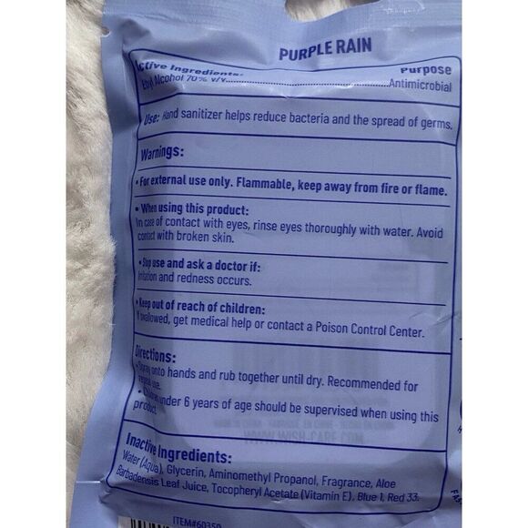 Smart Care Scented Hand Sanitizer Spray 1.2 Fl Oz Purple Rain Hydrating NEW - Picture 5 of 9